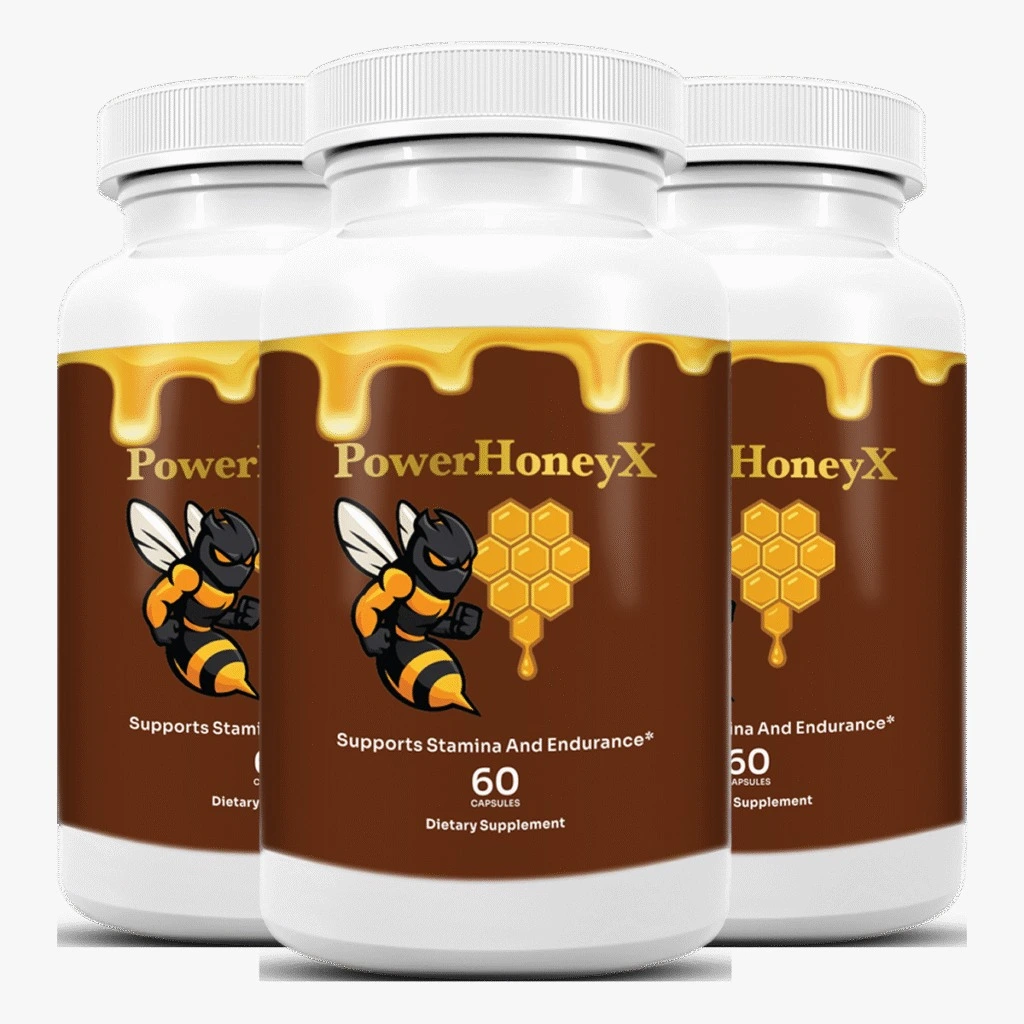 PowerHoneyX  3 Bottle Pack – Premium Men's Wellness & Daily Vitality Formula